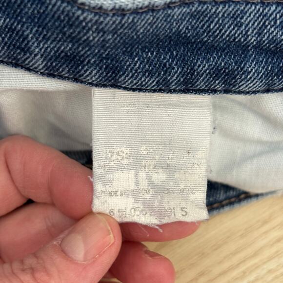 Vintage 90s Lee Jeans Womens 10 Mom Tapered High Rise Distressed Fade Worn 30x29 - Picture 14 of 14